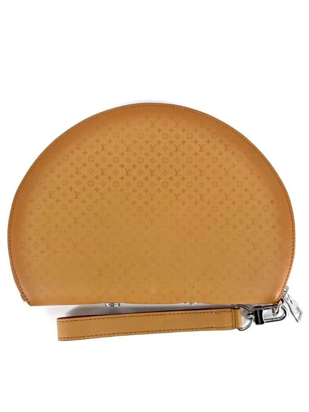 Louis Vuitton Clutch Monogram Fortune Cookies Second Pouch Brown Silver